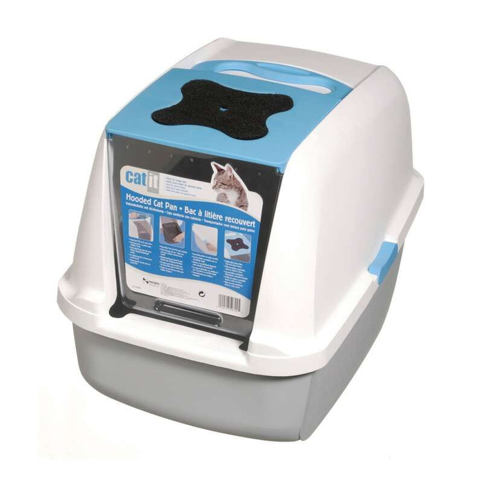 Catit kuweta zabudowana szara 43x57x50cm