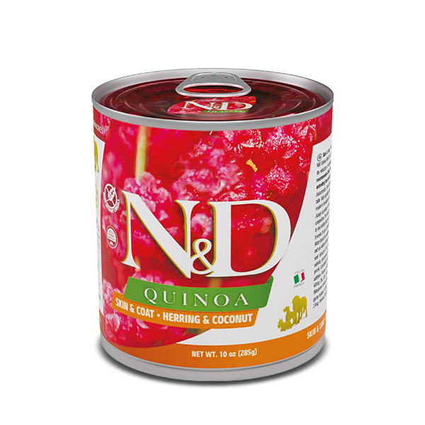 Farmina N&D Quinoa Dog Skin&Coat śledź 285g