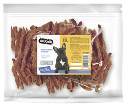 Hau&Miau Pausesnack przysmak dla psa miękkie paski z kaczki 1kg