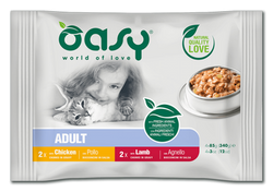 OASY Lifestage Multipack Adult Mięso 4x85g