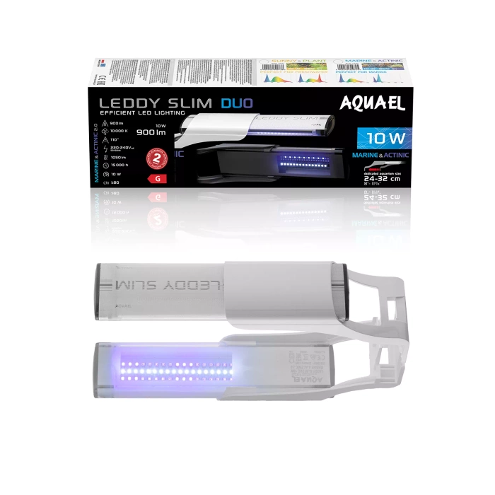 AQUAEL Leddy Slim 10W Duo Marine & Actinic B 2.0