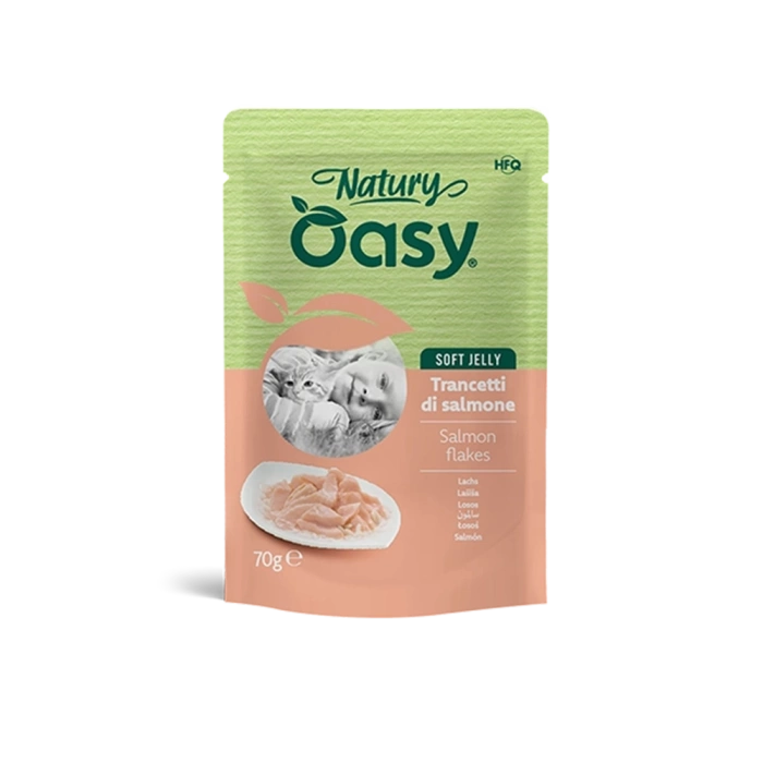 OASY Natury saszetka - Łosoś 70g