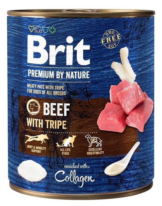 Brit Premium by Nature karma mokra dla psa z wołowiną 800g