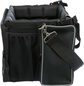 Trixie Transporter rowerowy przedni czarny/szary 41x26x26cm