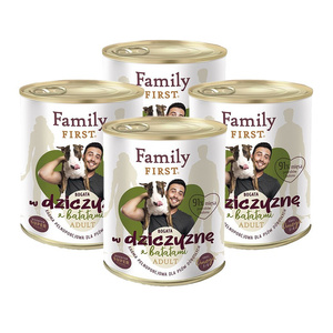 Family First z dziczyzną i batatami 800g 3+1 Gratis