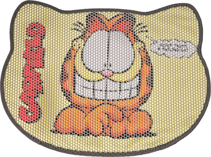 Garfield mata pod kuwetę żółta 58,5x44cm
