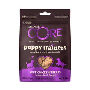 Wellness Core Puppy Trainers przys. dla szcz. kurczak i marchew 170g