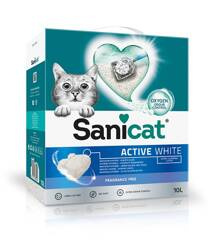 Sanicat Active White żwirek bezzapachowy 10l