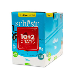 Schesir C&B kot pouch tuńczyk filety galaretka 85g 12szt/display