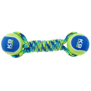 Zeus K9 Fitness hantel sznurowy z dwoma piłkami 23cm