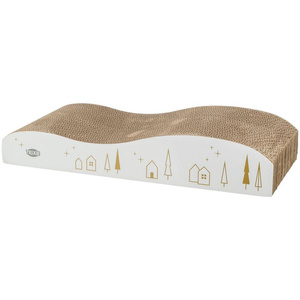 Trixie Xmas Świąteczny Drapak Kartonowy Fala z Kocimiętką 43,5x8x20cm