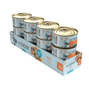 Schesir Cat Can Grill mokra dla kota sardynki w sosie 70g puszka