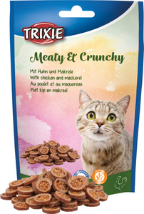 Trixie Meat & Crunchy przysmak dla kota kurczak i makrela 50g