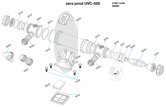 Sera Pond UVC-55X do oczyszcznia wody