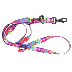 Barry King Smycz regulowana taśma dla psa Peru 16mm/220cm