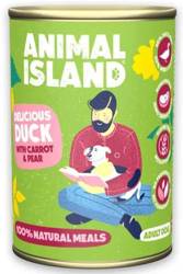 Animal Island karma mokra dla psa kaczka z prosem i marchwią 400g 