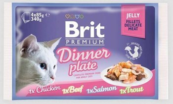 BRIT Pouches Jelly Fillet Dinner Plate 4X85G
