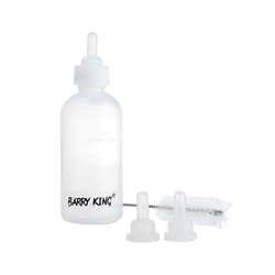 Barry King Butelka do karmienia 3 smoczki + szczoteczka 60 ml