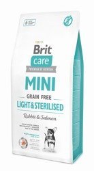 Brit Care Mini Light & Sterilised Rabbit & Salmon 7kg