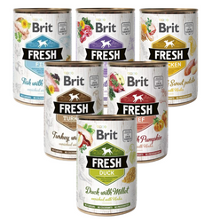 Brit Fresh Mix Smaków 6x400g