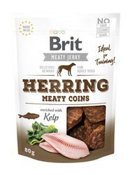 Brit Jerky Snack mięsiste monety ze śledzia 80g