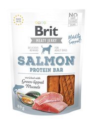 Brit Jerky Snack proteinowy baton z łososia 80g