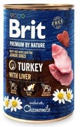 Brit Premium by Nature z indykiem 400g