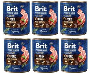 Brit Premium by Nature z wieprzowiną 6x800g
