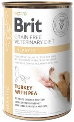Brit Veterinary Diet Hepatic Turkey&Pea 400g