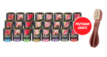 Dolina Noteci Rafi Mix Smaków 48x400g + GRATIS