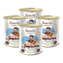 Family First z jagnięciną i ziemniakami 800g 3+1 Gratis