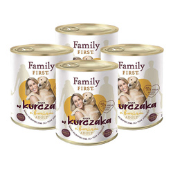 Family First z kurczakiem i burakami 800g 3+1 Gratis