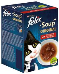 Felix Soup Original Adult wiejskie smaki 6x48g