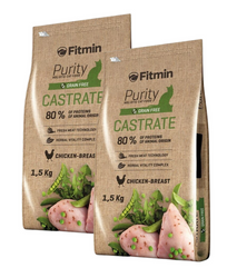 Fitmin cat Purity Castrate 2x1,5kg