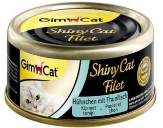 GIMCAT ShinyCat filet z kurczaka z tuńczykiem 70g