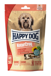 Happy Dog NaturCroq Mini Snack z łososiem i ryżem 100g