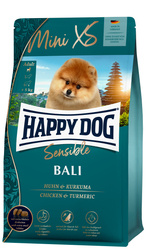Happy Dog Sensible Mini XS Bali z kurczakiem i kurkumą 1,3kg