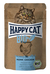 HappyCat Bio Organic Adult z kurczakiem 85g