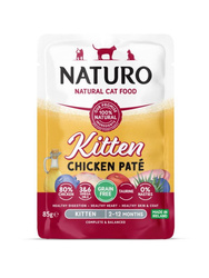 Naturo Kitten Grain Free Paté Kurczak 85g
