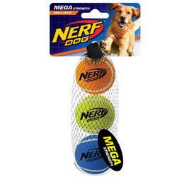 NerfDog piłki tenisowe NERF 5.1cm 3szt.