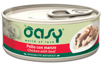 OASY Natural Adult Kurczak z wołowiną 150g