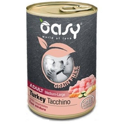 Oasy Grain Free Adult M/L 400g z indykiem