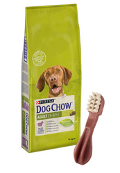 Purina Dog Chow Adult Lamb 14kg + Gratis