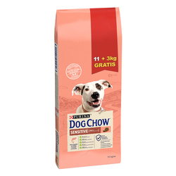 Purina Dog Chow Sensitive Salmon 11+3kg