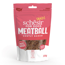 Schesir Dog Snack Meatballs Wołowina 225g