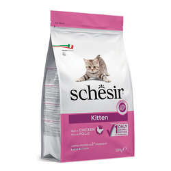 Schesir Suchy Kot Kitten Kurczak 1,5kg