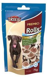 Trixie Premio Rolls krążki z kurczakiem i mintajem 75g