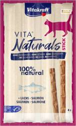 Vitakraft Naturals Stick z łososiem 4x15g