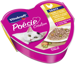 Vitakraft Poesie 85g SAUCE Kurczak z Warzywami