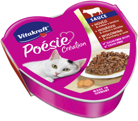 Vitakraft Poesie 85g SAUCE Wołowina z Marchewką